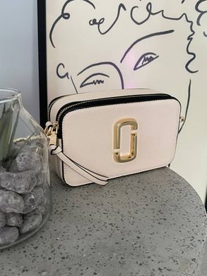 Женская сумка Marc Jacobs The Snapshot Beige/Gold