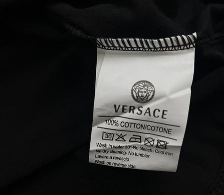 Комплект футболка+шорти Versace чорний