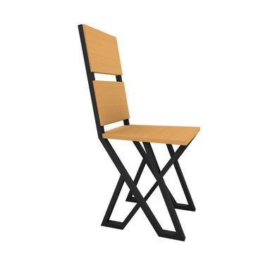 Стул в стиле Loft обеденный дуб
