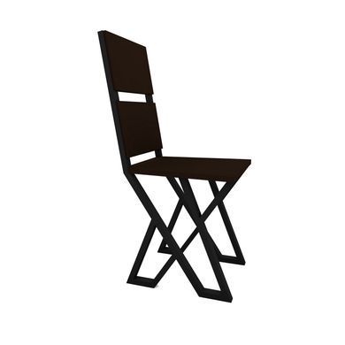 Стул в стиле Loft обеденный Темный шоколад