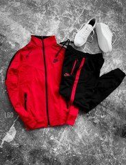 Спортивний костюм без капюшона чоловічий Nike (чорний, червоний)