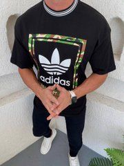 Топова футболка шикарної якості Adidas чорний