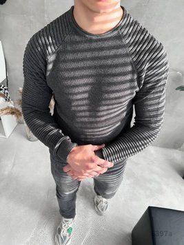 Свитер мужской серый