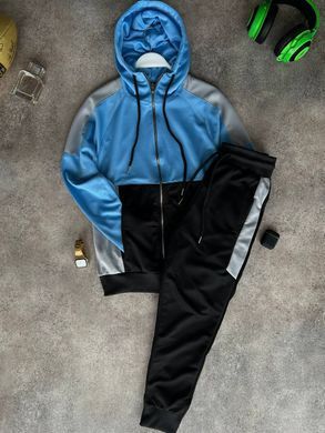 Спортивный костюм синий мужской