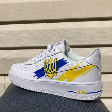 Кроссовки Nike Air Force with Custom UA / найк аир форсе кастом