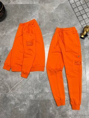 Спортивний костюм STONE ISLAND помаранчевий
