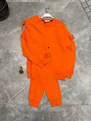 Спортивний костюм STONE ISLAND помаранчевий
