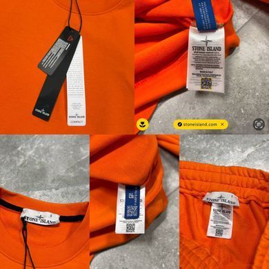 Спортивний костюм STONE ISLAND помаранчевий