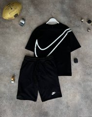 Комплект Футболка Шорти чоловічий чорний Nike