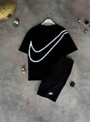 Комплект Футболка Шорти чоловічий чорний Nike