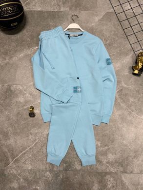 Спортивний костюм STONE ISLAND блакитний