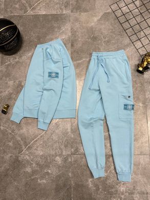 Спортивний костюм STONE ISLAND блакитний