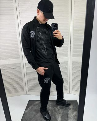 Спортивний костюм Stefano Ricci чорний чоловічий