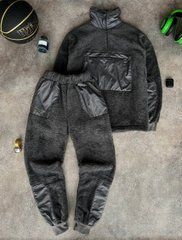 Спортивний костюм чоловічий темно-сірий м'який Туреччина