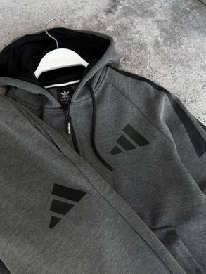 Чоловічий спортивний костюм Adidas сірого кольору