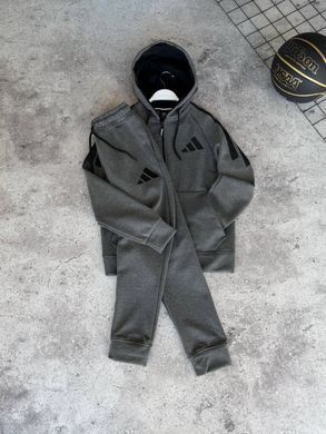 Чоловічий спортивний костюм Adidas сірого кольору
