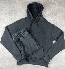 Спортивный костюм серый мужской с лого