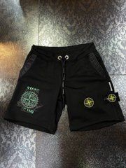 Топовые шорты Stone Island черные