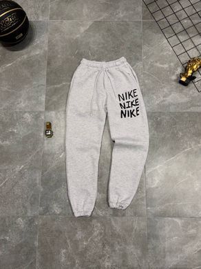 Спортивні штани NIKE на флісі, якісний принт
