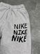 Спортивні штани NIKE на флісі, якісний принт
