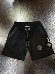 Топовые шорты Stone Island черные