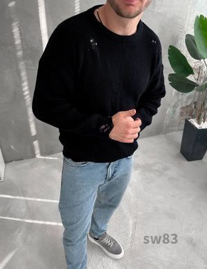 Свитер мужской с потертостями