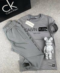 Комплект брюки+футболка Calvin Klein серый